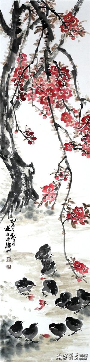 山东著名画家彭述超助力世界汉字节